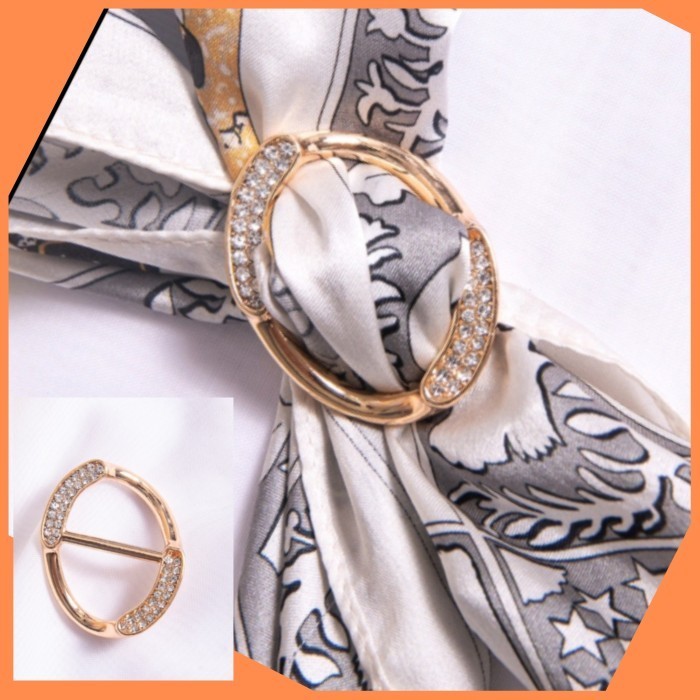 BJG002 Bros Jilbab Gesper Aksesoris Hijab - OGold