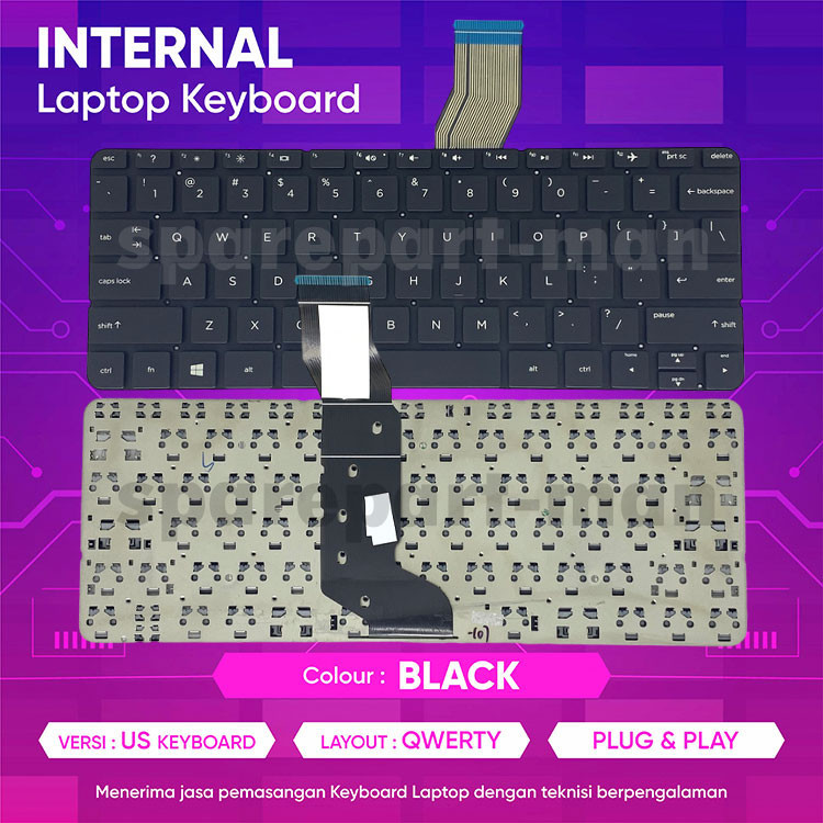 Keyboard Laptop hp 11-f007tu 11-f103tu 11-f104tu 11-f105tu