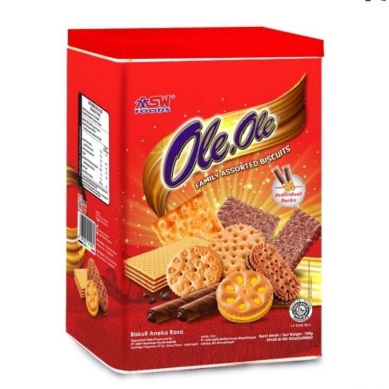 

Ole-Ole bikuit kaleng segi 650gr / ole-ole Assorted Biscuit Tin 650gr