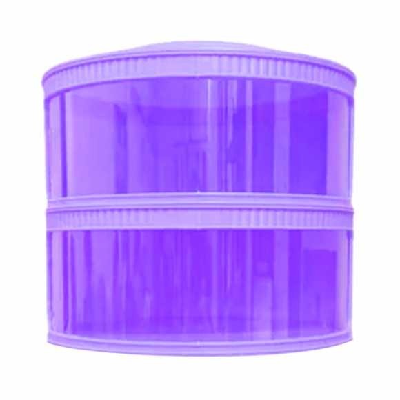 Tudung Saji 2 Susun Estetik Sni Food Storage Rak Penyimpanan Makanan Belum Rakitan Warna Ungu