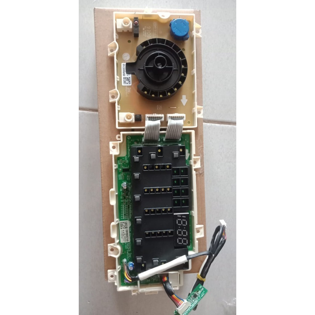 PCB DISPLAY MESIN CUCI FRONTLOAD LG F1007NPPW  F1007 NPPW