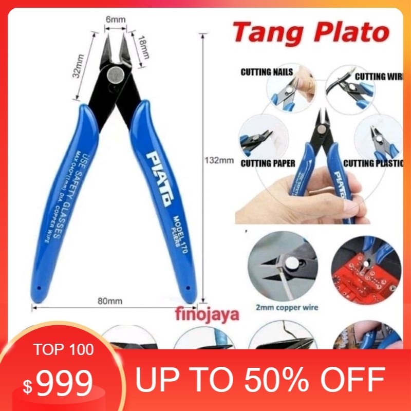 Tang Plato Pemotong kawat kabel Tang Alat Pemotong Tang