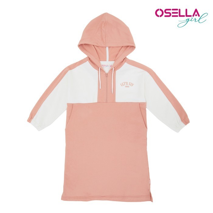Osella Kids Mini Hoodie Dress In Brown 2357400125 | Hoodie Dress Anak Perempuan
