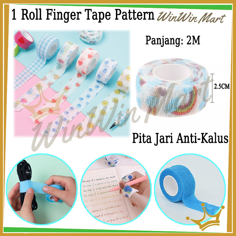 

1 Roll Finger Tape Pattern/Jari Sport Tape /Finger Tape Wrist/Pita Perekat Jari Untuk Menulis Anti Kapalan