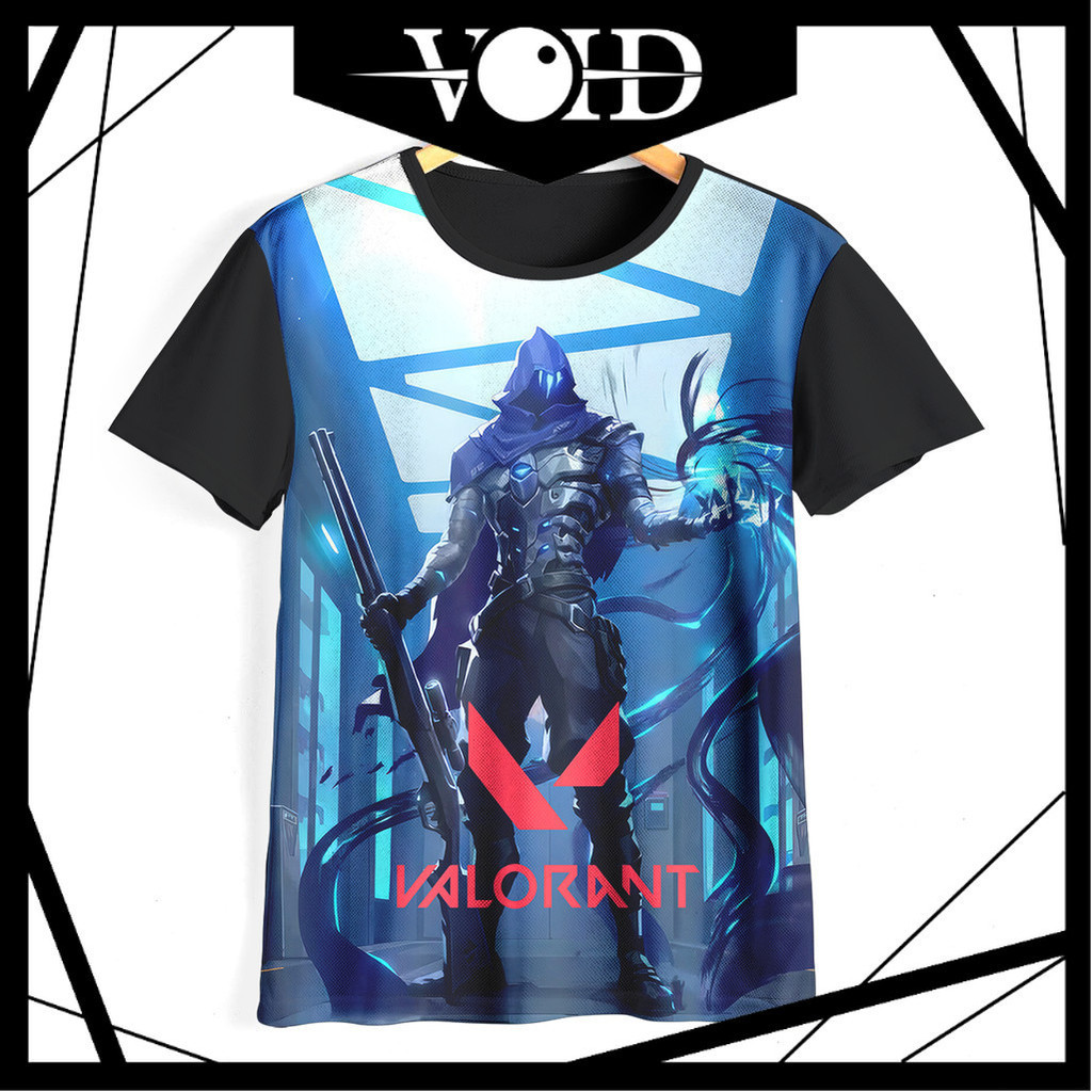 Kaos Valorant Keren dan Adem | Kaos Game Valorant Anak & Dewasa | 01V Valorant