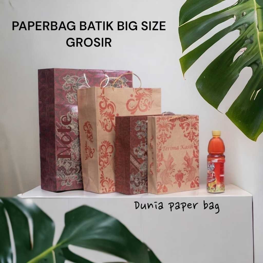 

PAPER BAG JUMBO MOTIF - PAPERBAG BATIK - TAS KERTAS