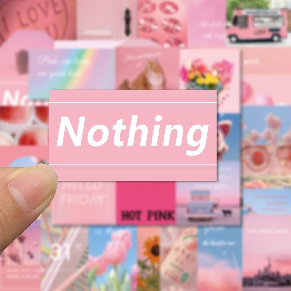 

PROMO25 Pcs Stiker Kartu Warna Pink Tahan Air Untuk Dekorasi notebook hello.nuza