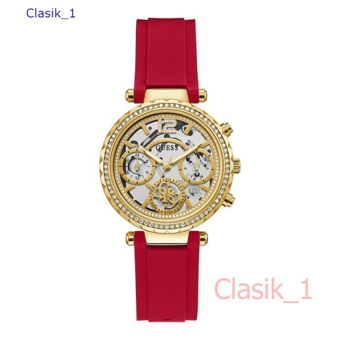 Original 100% Guess  GW0484L1  SOLSTICE Jam Tangan Wanita  Red