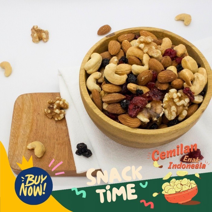 

Special Diskon Kacang Campur Mix Berries 500 gr / Salted Mix Nut with Berries 500 gram