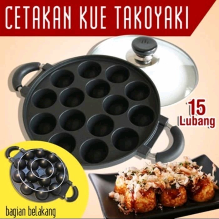 

CETAKAN TAKOYAKI 15 LUBANG HAPPY CALL