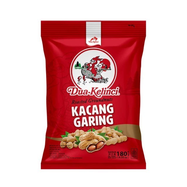 

Dua Kelinci Kacang Kulit Garing 180gr