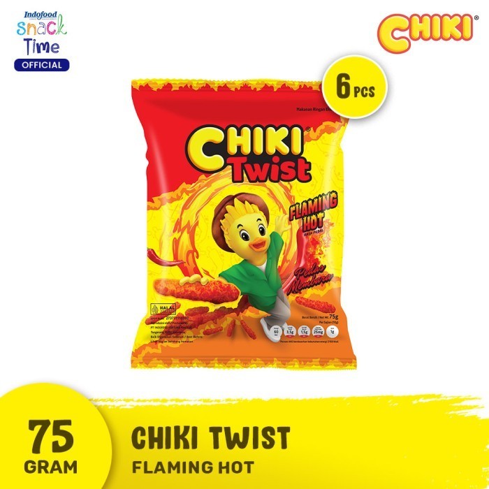 

Promo Chiki Twist Flaming Hot 75 Gr - 6 Pcs