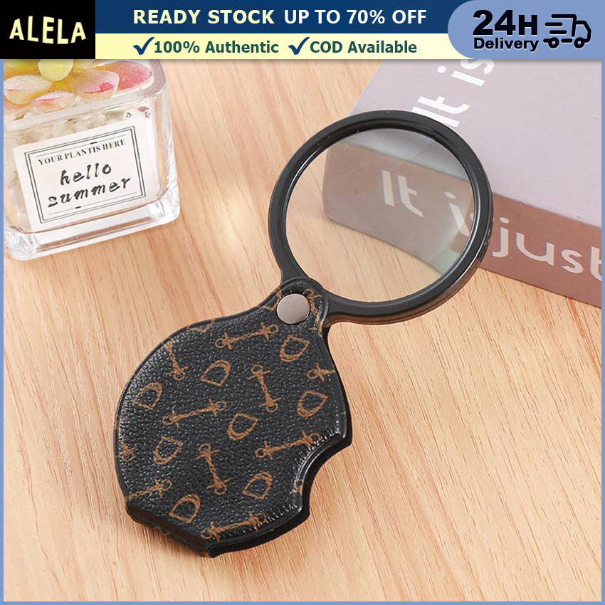 Kaca Pembesar Magnifier Glass Bulat Mini Portable 15X