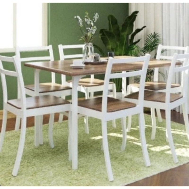 Meja Makan Set 6 Kursi Olympic DTM Simpson 6S