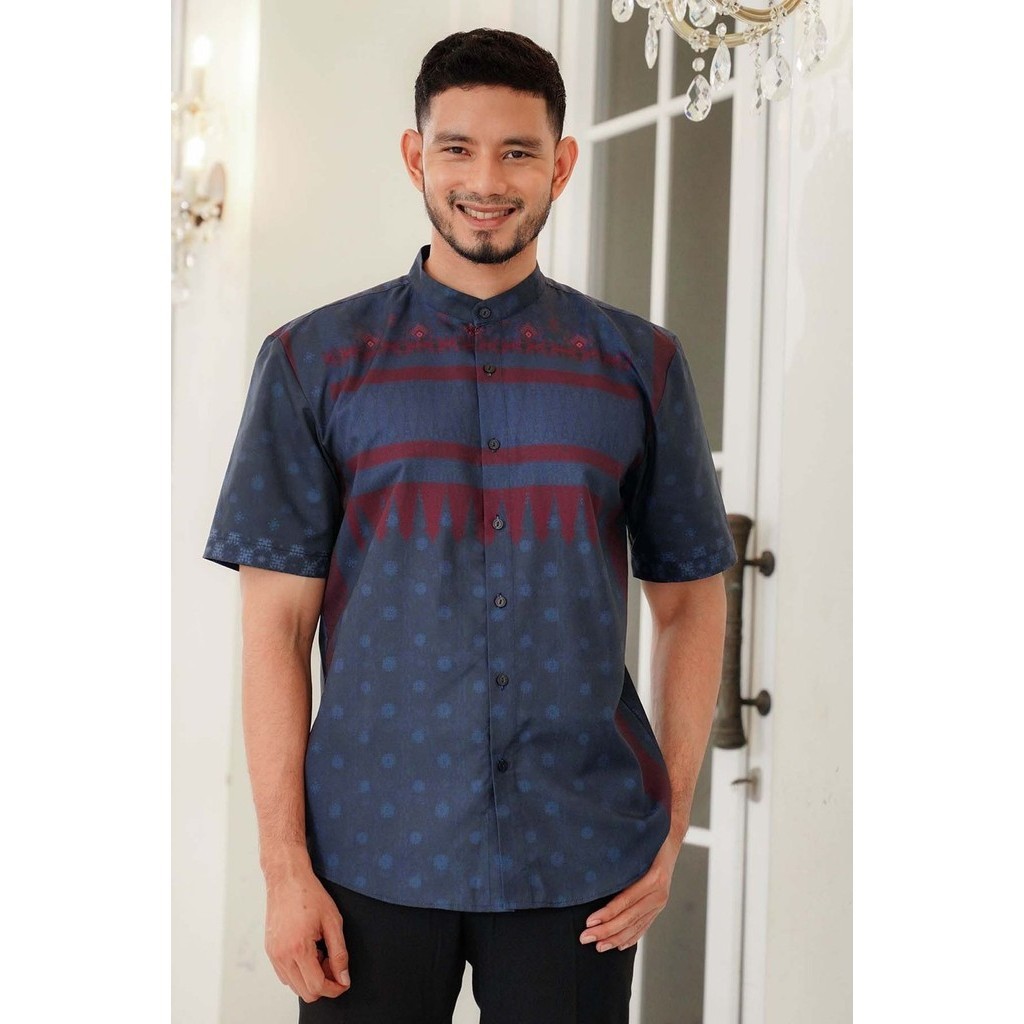 BENANG PELANGI GENDING MEN SHIRT SHORT SLEEVE - BENANG JARUM