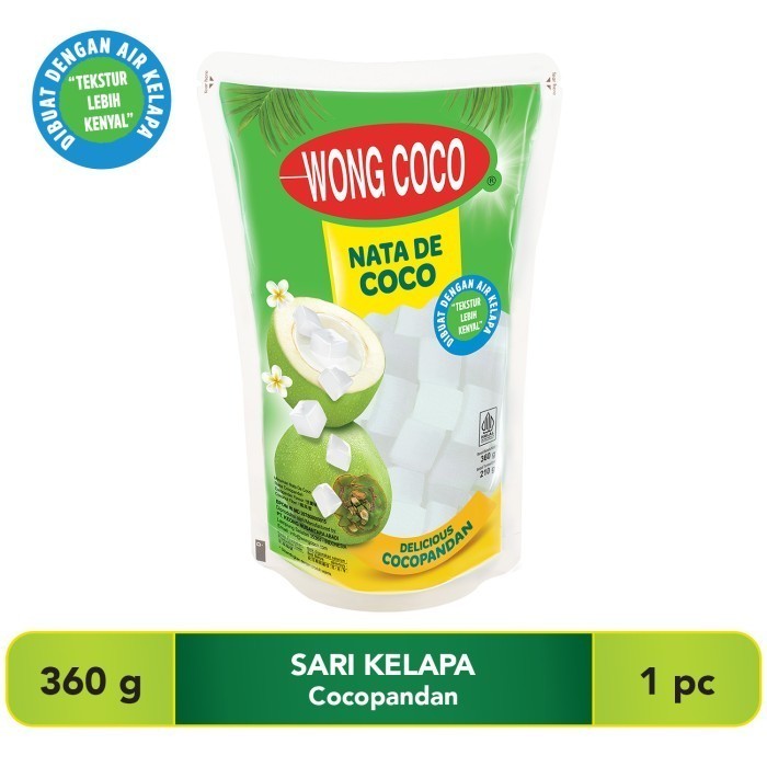 

Wong Coco Sari Kelapa 360 Cocopandan - Nata de Coco