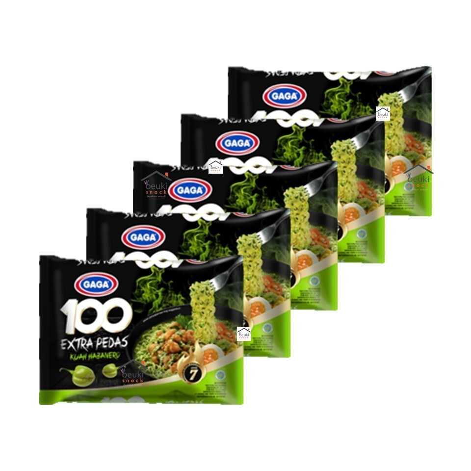 

7 PCS Gaga 100 Extra Pedas Kuah Habanero