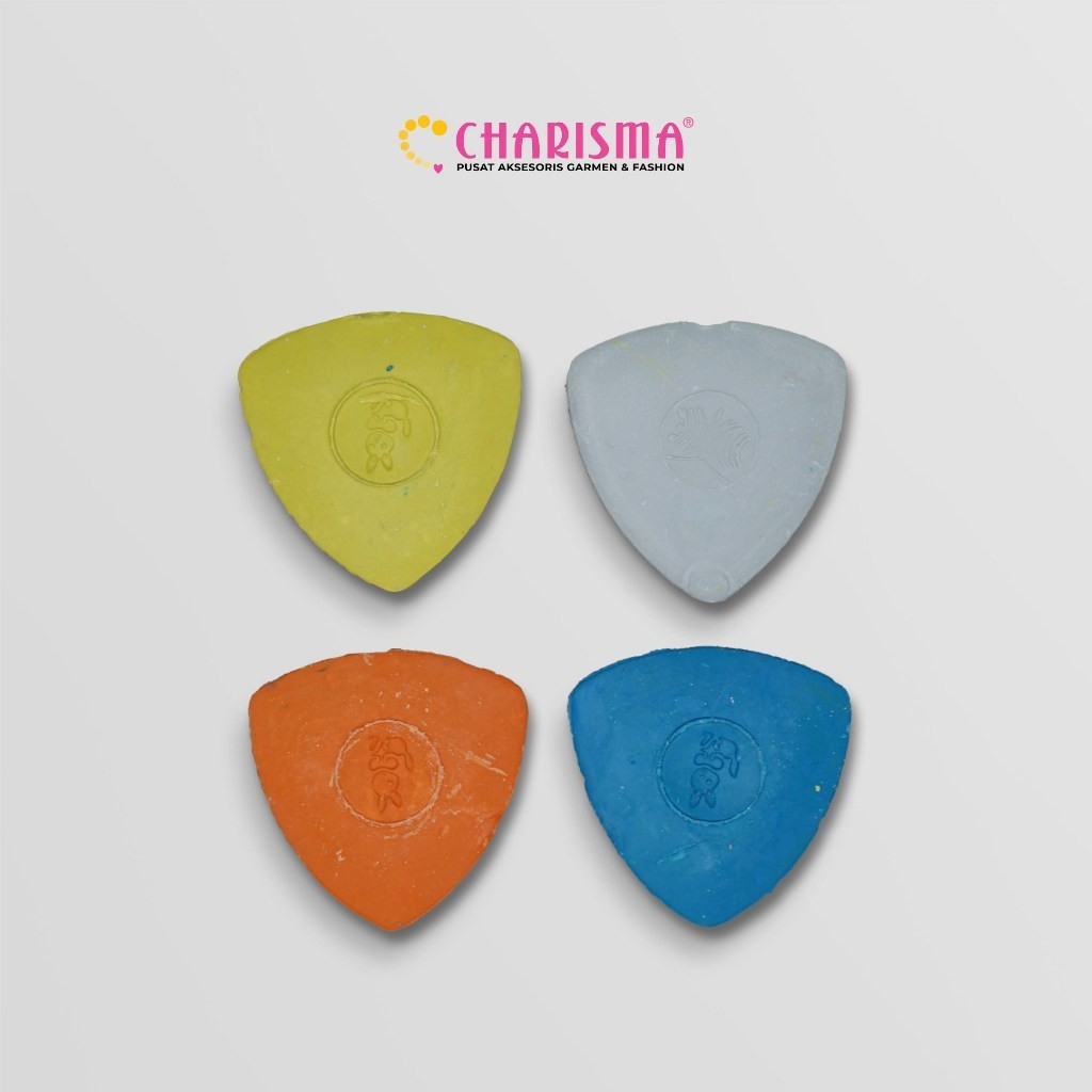 Charisma Kapur Jahit - Kapur Tailor / Kapur Warna Warni Penanda Kain / Harga Per Pcs