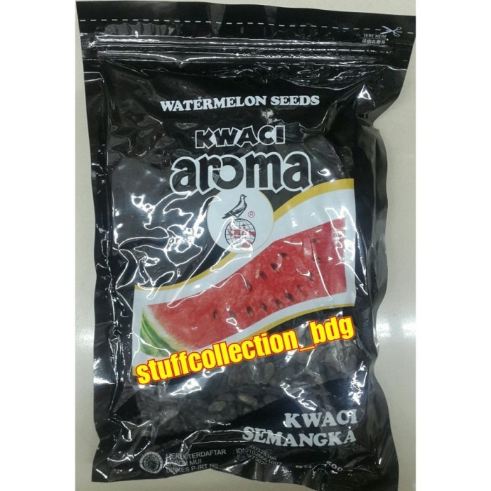 

NEW | HS Aroma Kuaci Biji Semangka Kwaci Hitam Biji Semangka 500gr