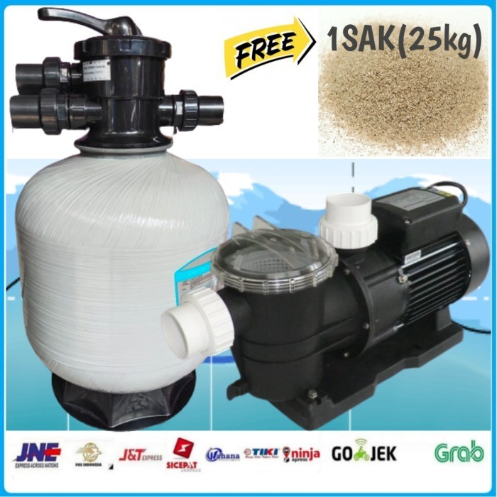 Paket Pompa 1/2hp Kolam Renang Venezia Stp50 dan Filter Kolam 16 inchi