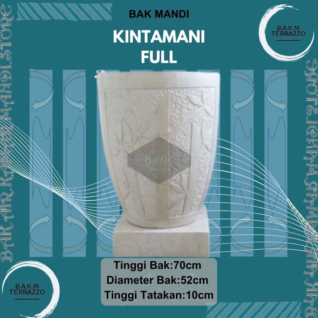 BAK AIR KAMAR MANDI TIPE KINTAMANI FULL | BAK MANDI TERASO | BAK MANDI MINIMALIS