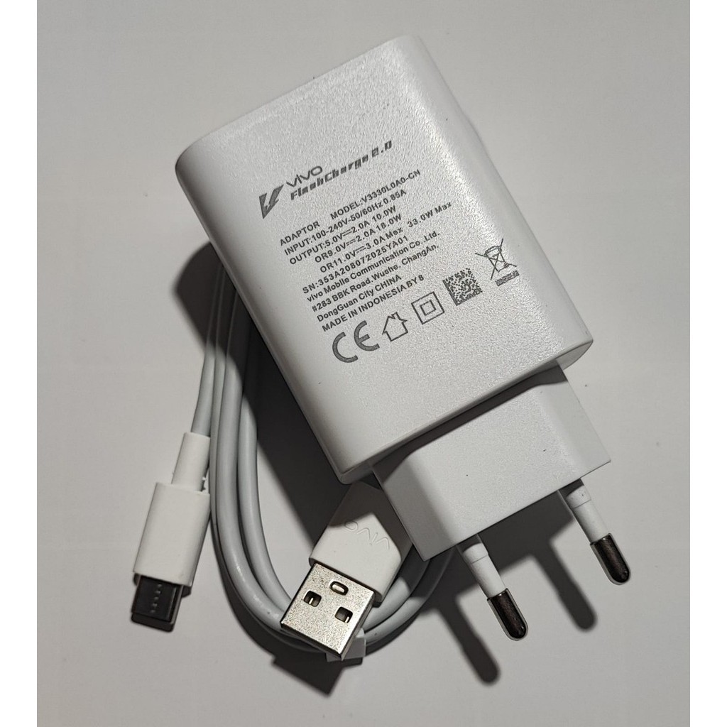 Charger VIVO TYPE-C 3.0 AMPERE Dijamin Suport Fast Charging Travel Charger