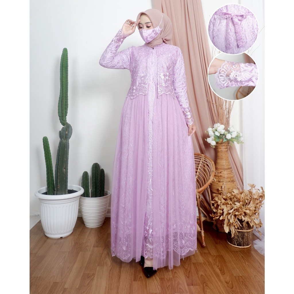 Gamis Tile Busui| Gamis Pesta| Gamis Kondangan| Gamis Tile| Gamis Brukat| Gamis Brokat| Gamis Pesta 