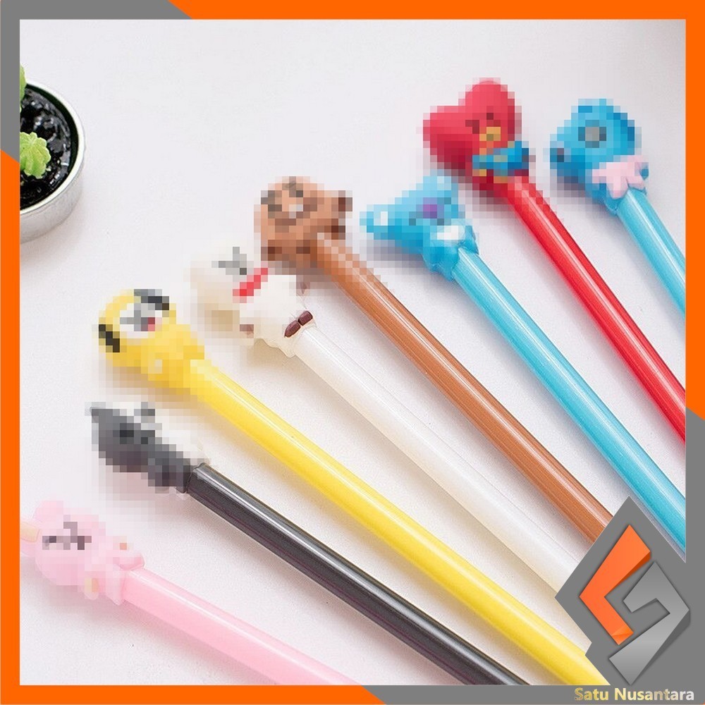 

INDO SN-A1 Pena ARMY Cute Cartoon Ballpoint Pen Pulpen Gel Lucu Murah