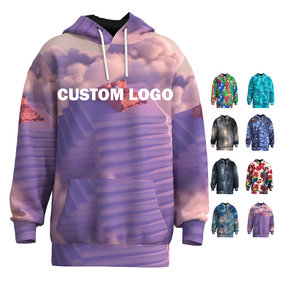 Yubao 9 Tahun 100% Hoodie Sublimasi Poliester Sweatshirt Hoodie untuk Logo Kustom Hoodie Bahu Drop K