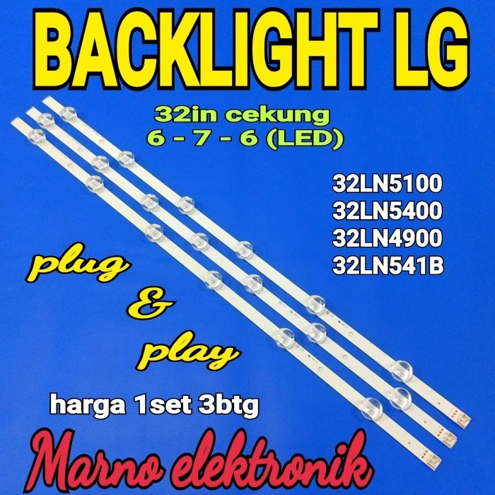 LAMPU BL BACKLIGHT LED TV 32LN5100 32LN4900 32LN5400 32LN541B 32LN541 -BB12