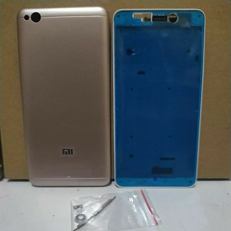 CESSING HAUSING FULLSET FRAME LCD Xiaomi REDMI 4A BACKDOOR PLUS FRAME TULANG TENGAH TATAKAN LCD ORYG