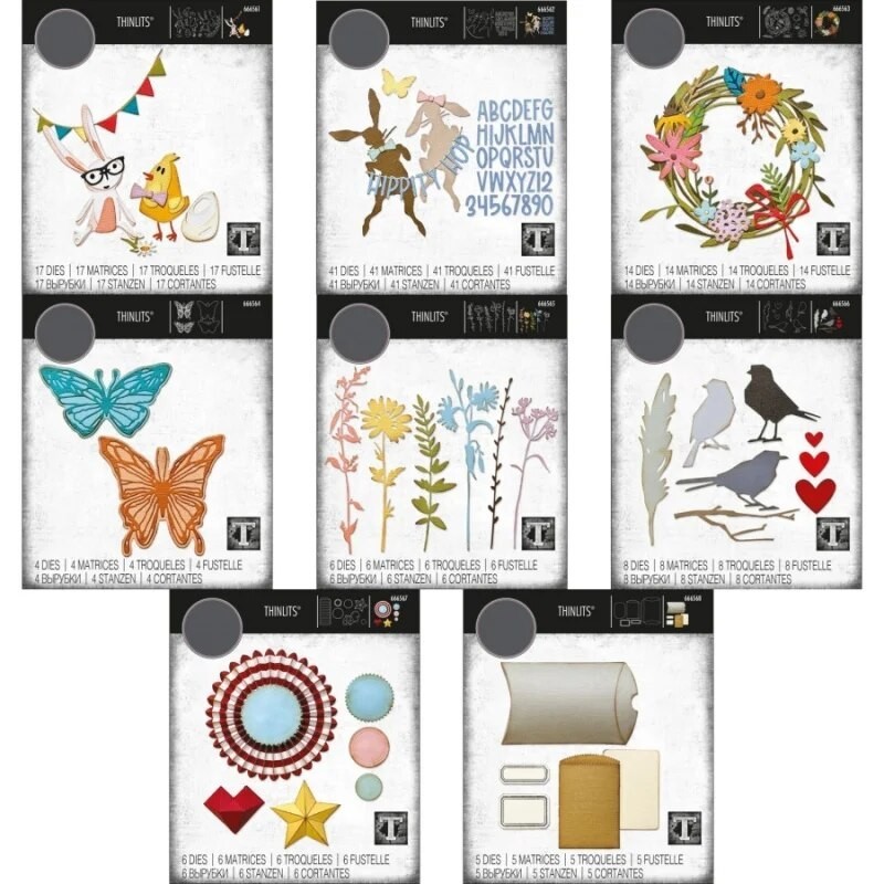 

January 2024 Happy Easter New Arrival Metal Cutting Dies Diy Scrapbooking Photo Album Decorative Embossing PaperCard Crafts