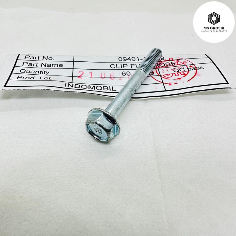 BAUT 10 PANJANG 5CM FLANGE ORIGINAL HONDA M6X50