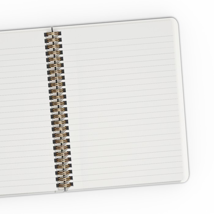 

Papermark A5 Spiral Notebook Flower Bouquet