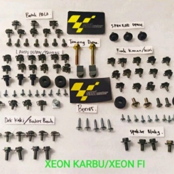 Baud2 scroop motor xeon karbu-xeon injek full bodi motor