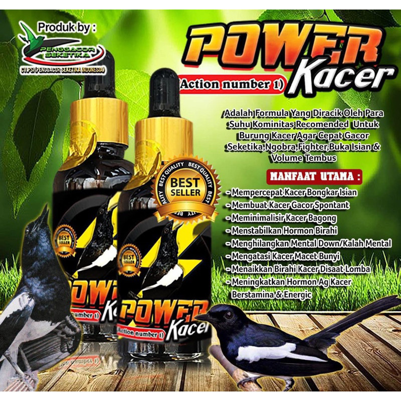 Power Kacer Strong Vitamin Penggacor Seketika Burung Kacer