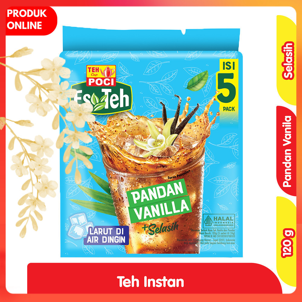 

Es Teh Poci Pandan Vanila + Selasih 120 g