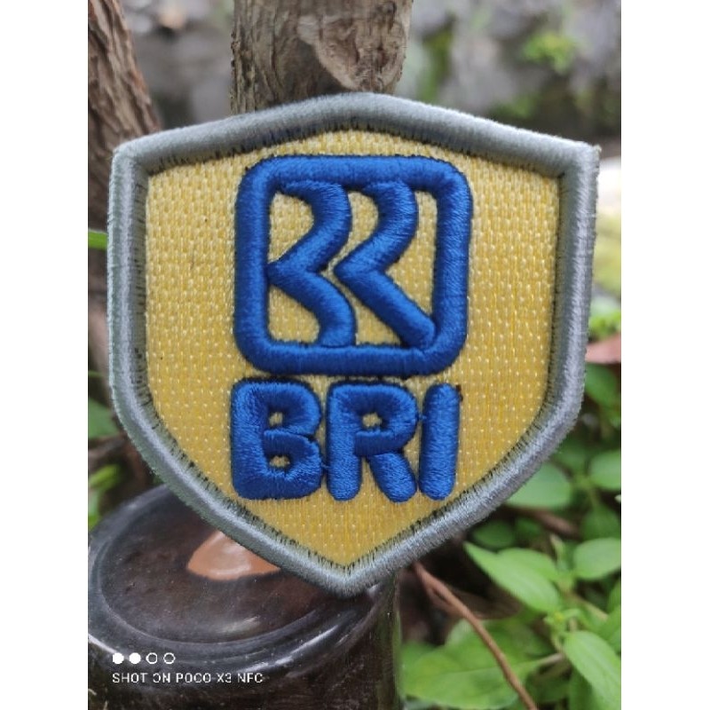 Bordir Bordir TIMBUL logo BRI