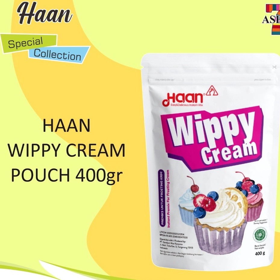 

Haan Wippy Cream Pouch 400gr