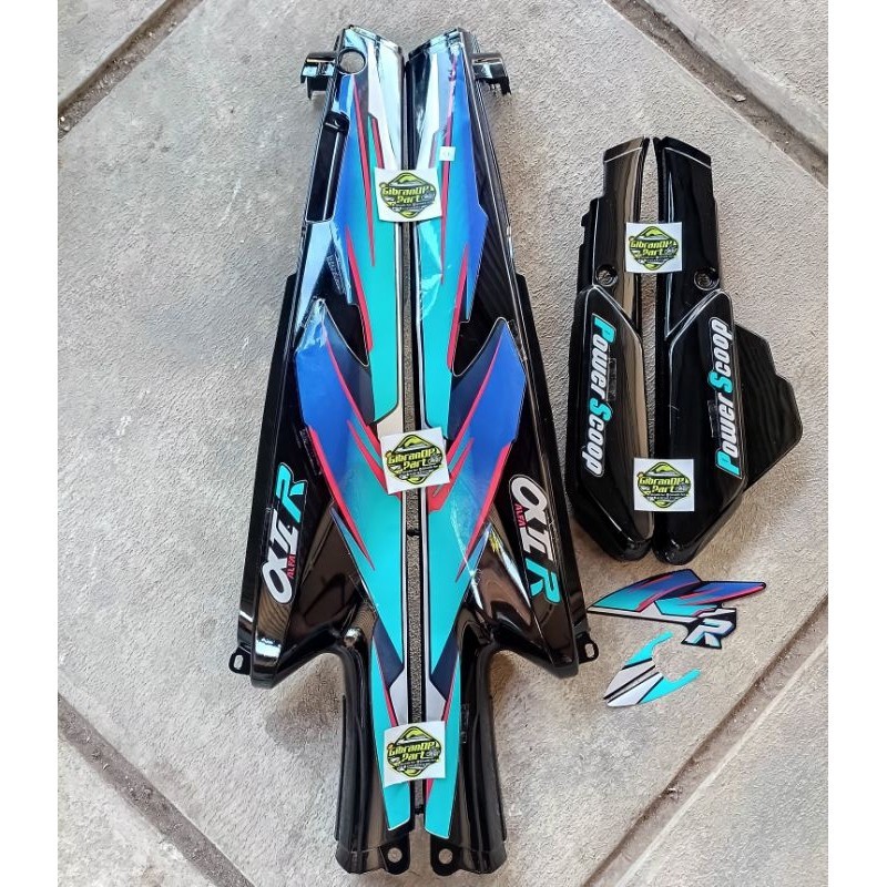 COVER BODY BELAKANG YAMAHA ALFA BODY BODI BELAKANG ALFA PLUS BOX AKI ALFA