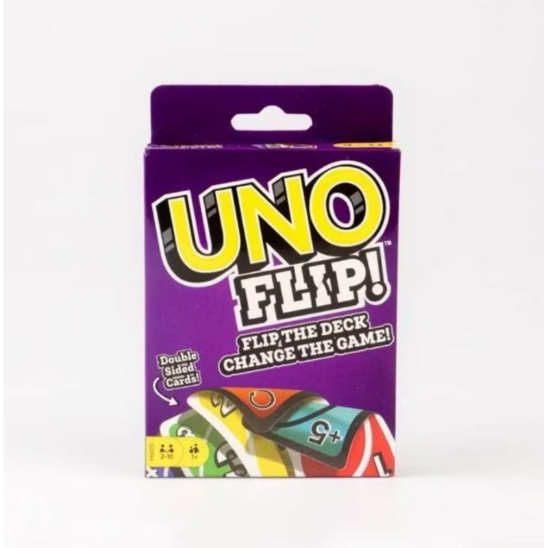 Uno Flip Card Alat Flip Kartu mainan anak karakter polos dan kartun