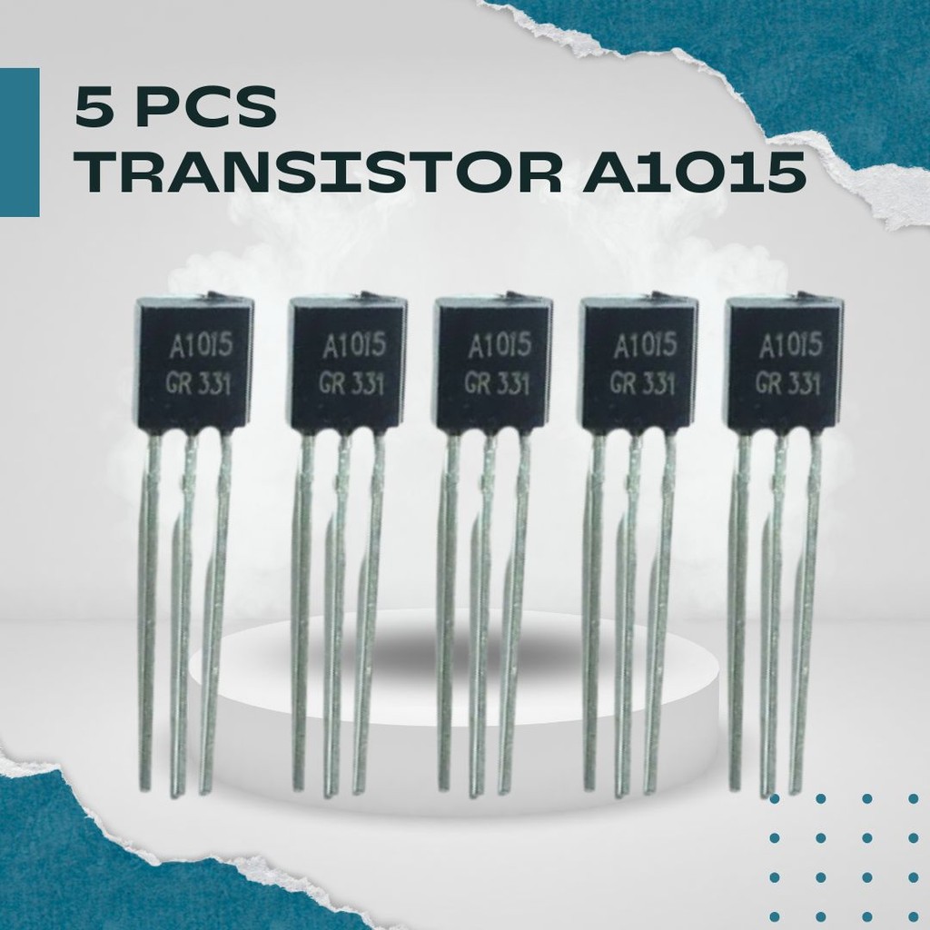 5PCS Transistor A1015 2SA1015 PNP – Komponen Elektronik 2SA1015
