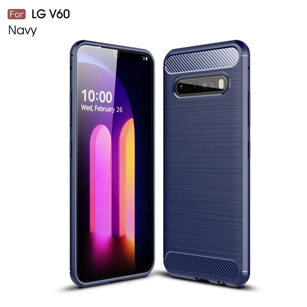 Phone Case Casing For LG V60 LG V60 ThinQ 5G V 60 LGV60 Back cover Phone Cover Brushed Texture Soft 
