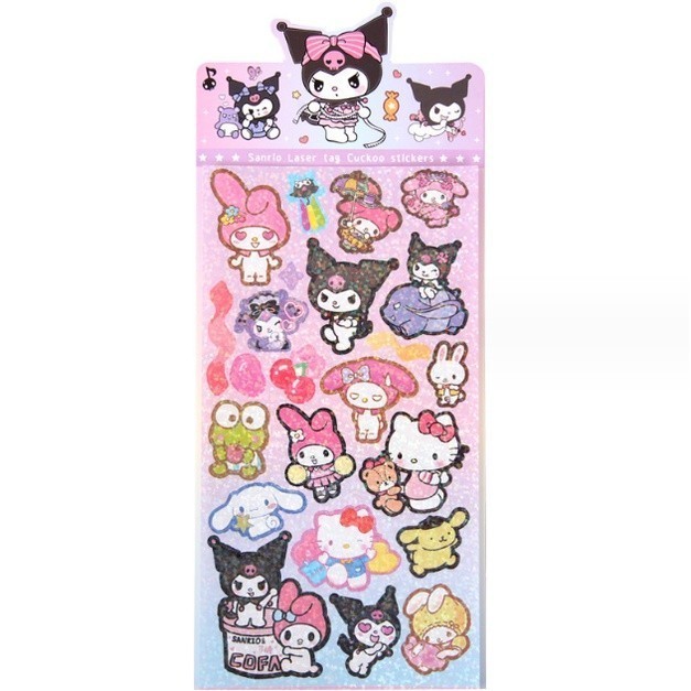 

J2 - Stiker blink kartun jepang kulomi red bear