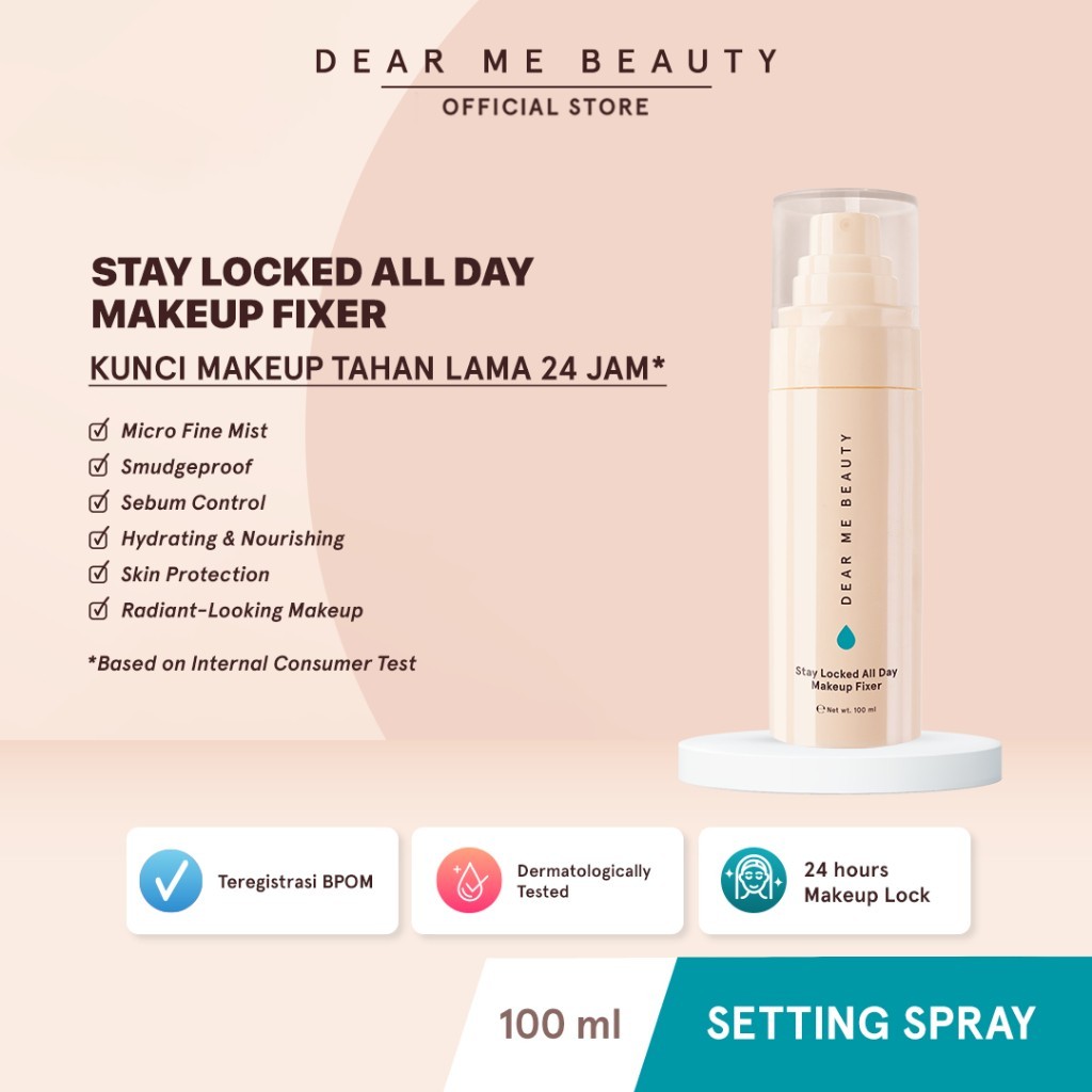 Dear Me Beauty Stay Locked All Day Setting Spray