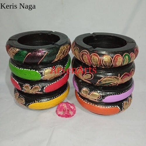 Asbak Tempat Abu Rokok Dari Kayu Jati Unik dan Antik LSF10