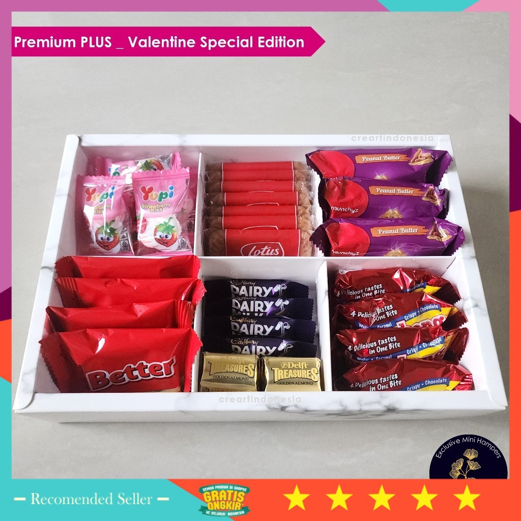 

Termurah Kado Cantik Unik Hampers Keren / NEW!!! Hampers Valentine _ Premium PLUS Series