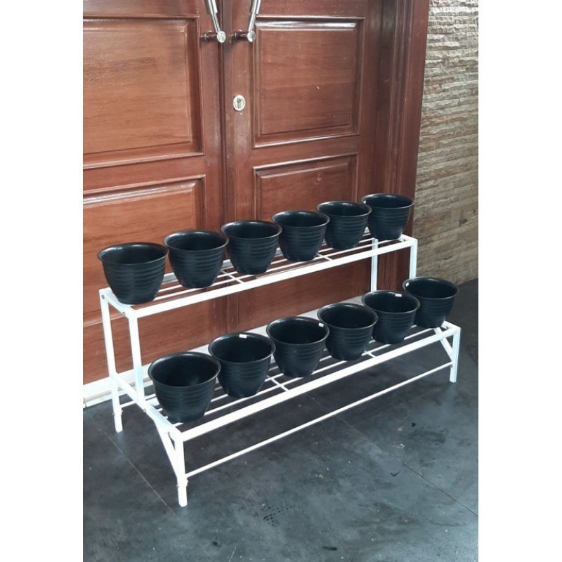 PROMO RAK BESI HOLLOW GALVANIS SERBAGUNA SUSUN / RAK BUNGA / RAK POT TERBARU