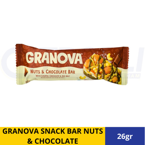 

GRANOVA SNACK BAR NUTS & CHOCOLATE 26gr
