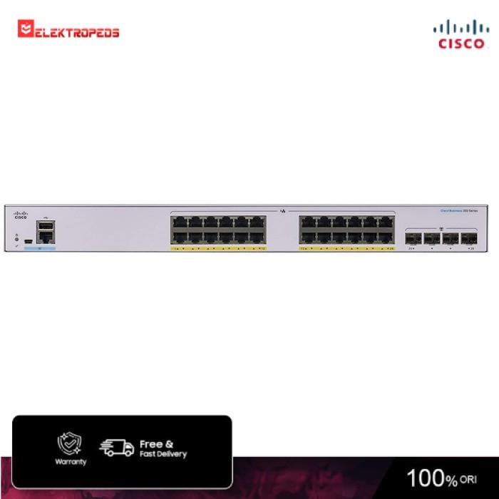 CISCO CBS350-24P-4G-EU cisco CBS350 Managed Switch - Cisco Switch - Switch - Cisco
